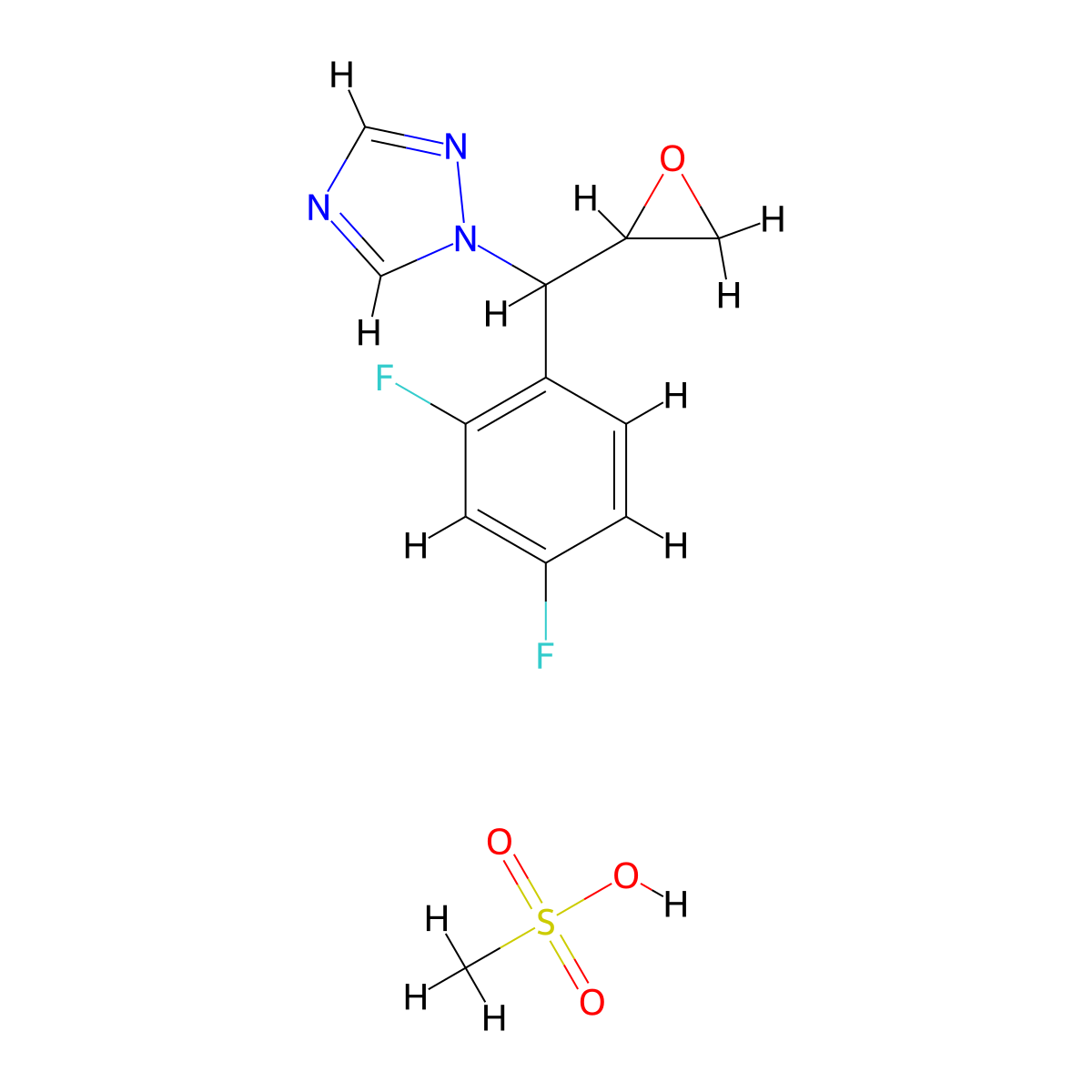 Fluconazole Impurity molecular structure, CAS 2504203-15-8