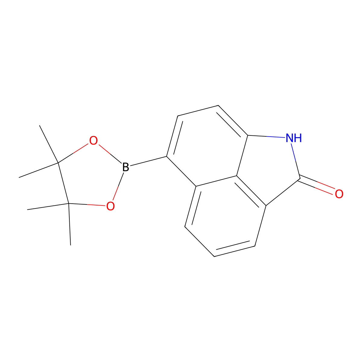 6-(4,4,5,5-Tetramethyl-1,3,2-dioxaborolan-2-yl)benzo[cd]indol-2(1H)-one molecular structure, CAS 2504241-18-1