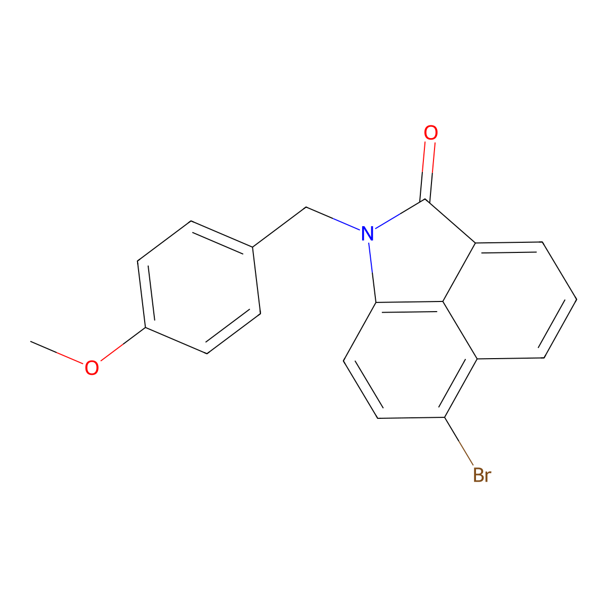 6-Bromo-1-(4-methoxybenzyl)benzo[cd]indol-2(1H)-one molecular structure, CAS 2504241-20-5