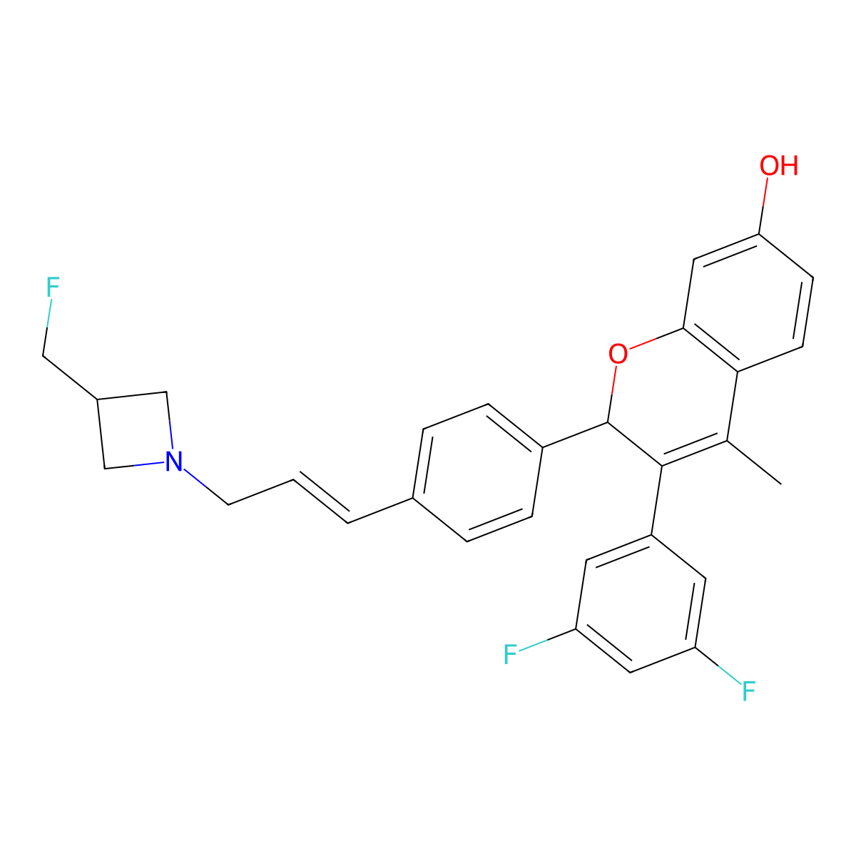 Bexirestrant molecular structure, CAS 2505067-70-7