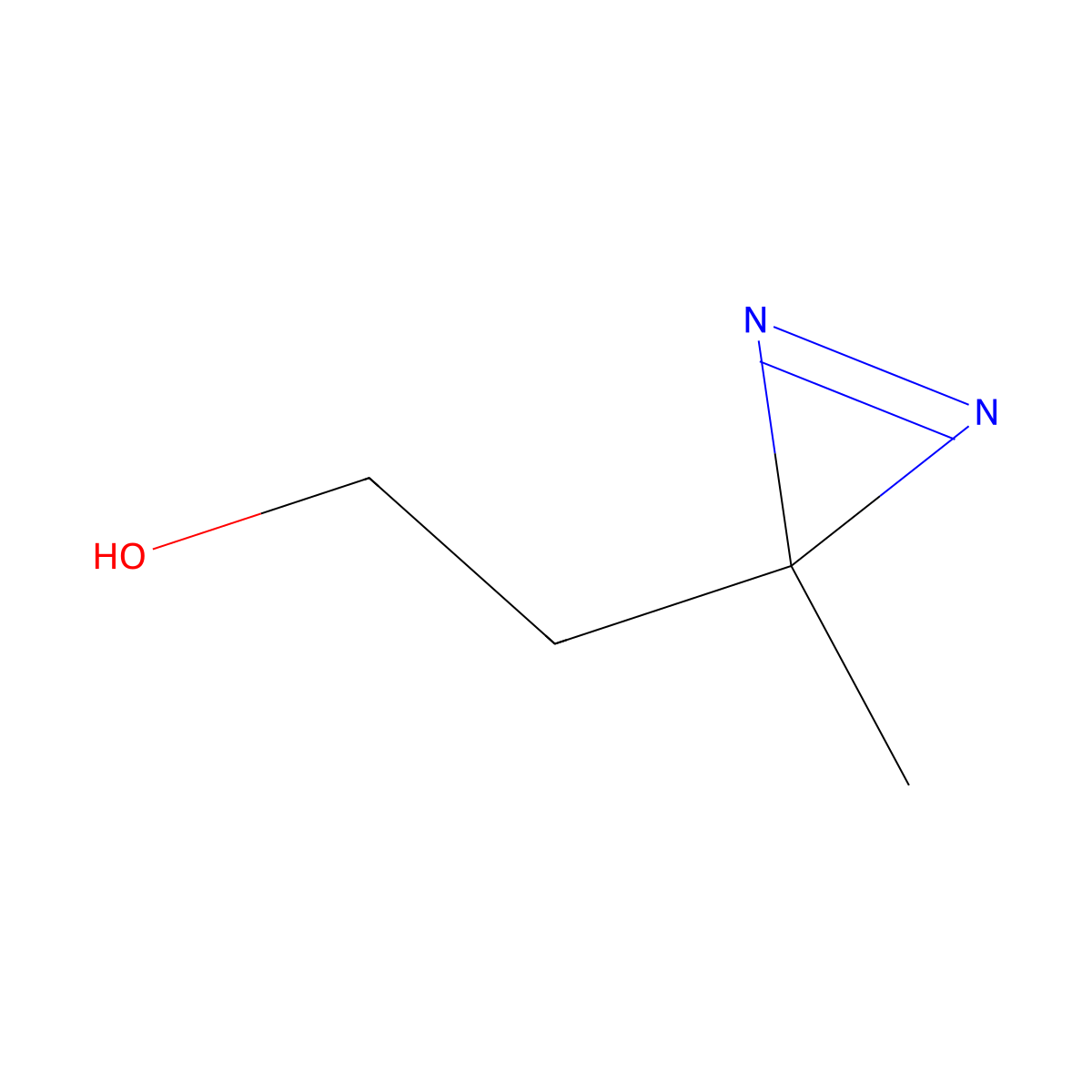 3-Azibutanol molecular structure, CAS 25055-82-7