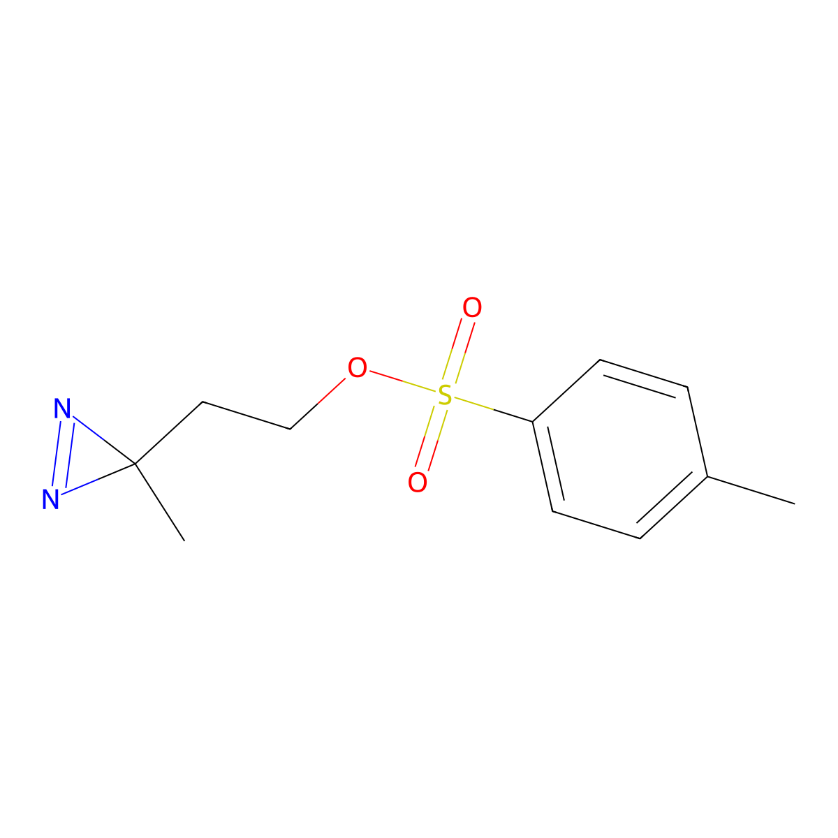 3H-Diazirine-3-ethanol, 3-methyl-, 3-(4-methylbenzenesulfonate) molecular structure, CAS 25055-84-9