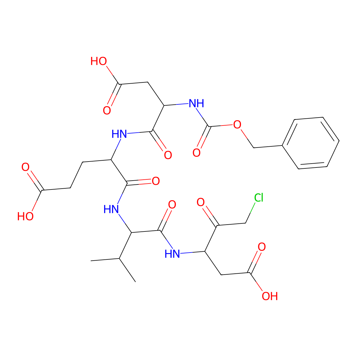 z-DEVD-cmk molecular structure, CAS 250584-13-5