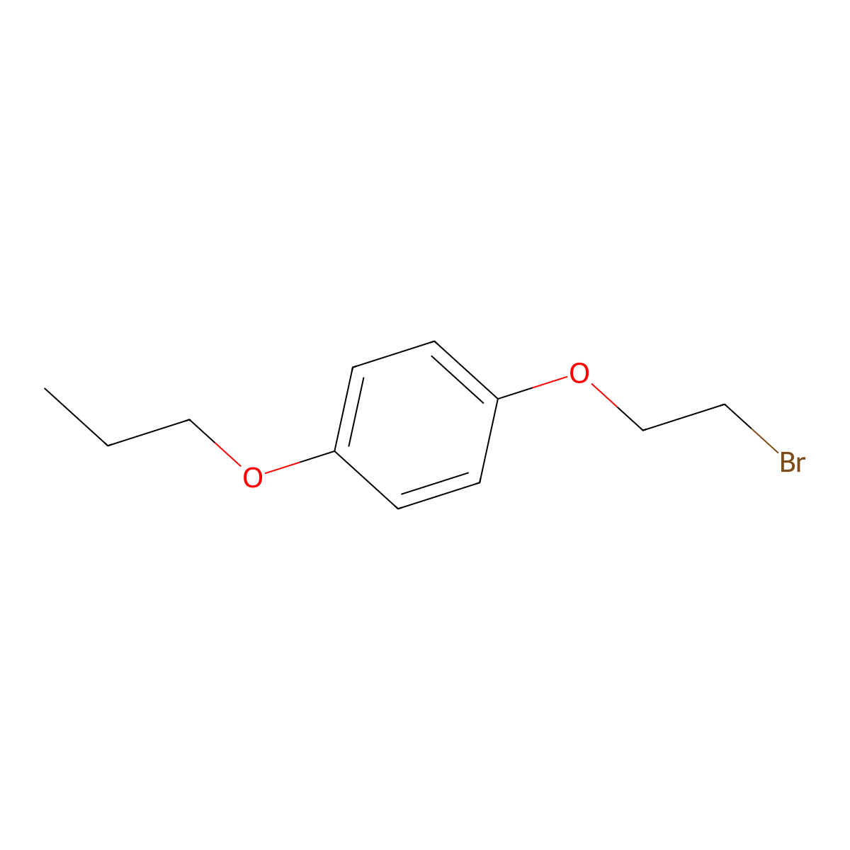 1-(2-Bromoethoxy)-4-propoxybenzene molecular structure, CAS 250600-42-1