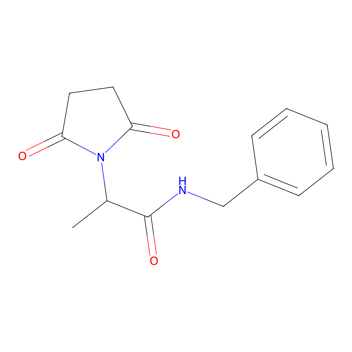 (R)-N-Benzyl-2-(2,5-dioxopyrrolidin-1-yl)propanamide molecular structure, CAS 2506367-95-7