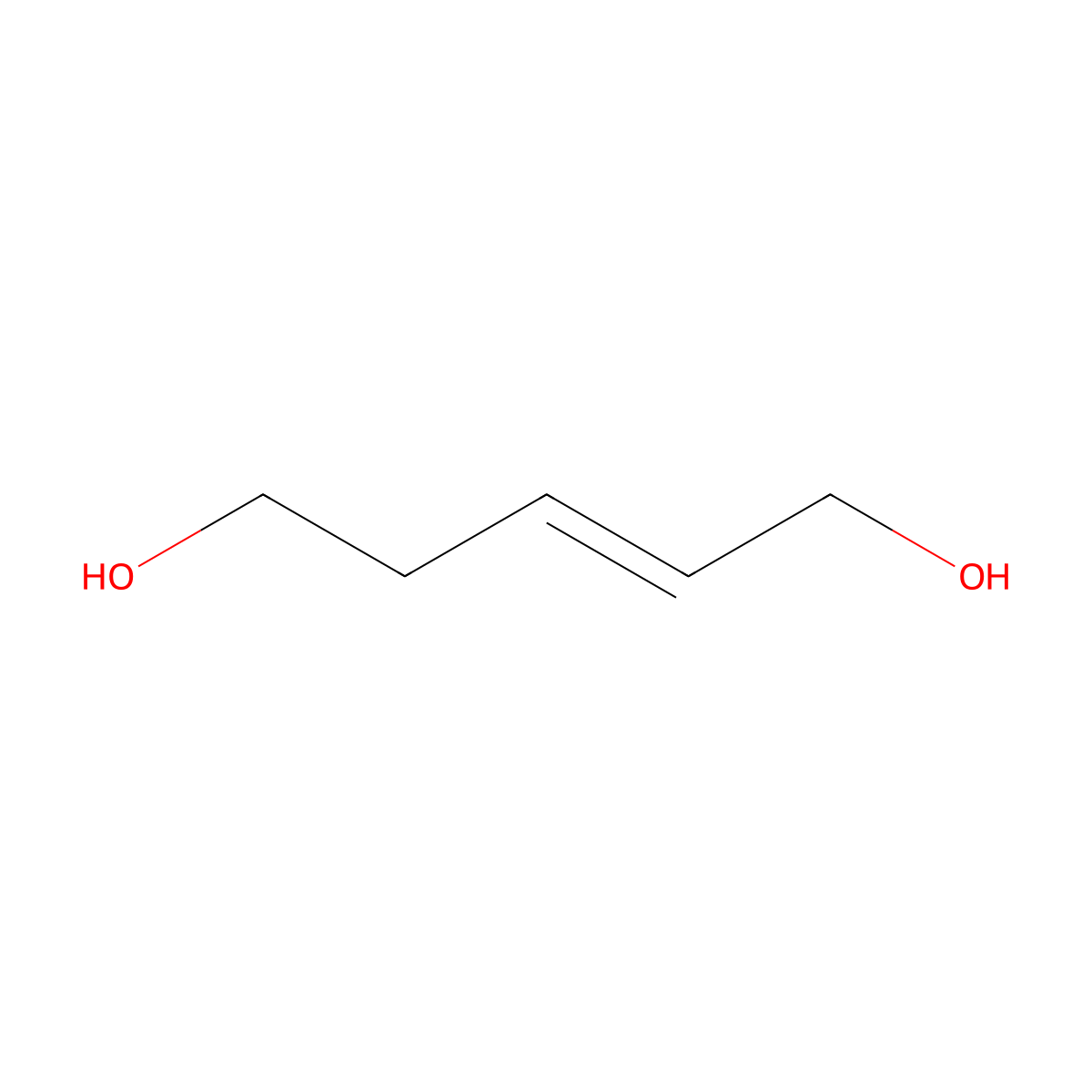 (2E)-pent-2-ene-1,5-diol molecular structure, CAS 25073-26-1