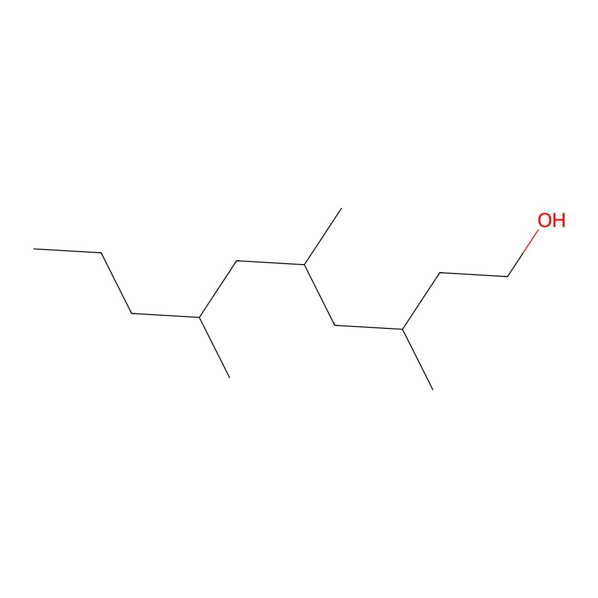 3,5,7-Trimethyldecan-1-ol molecular structure, CAS 2507690-70-0