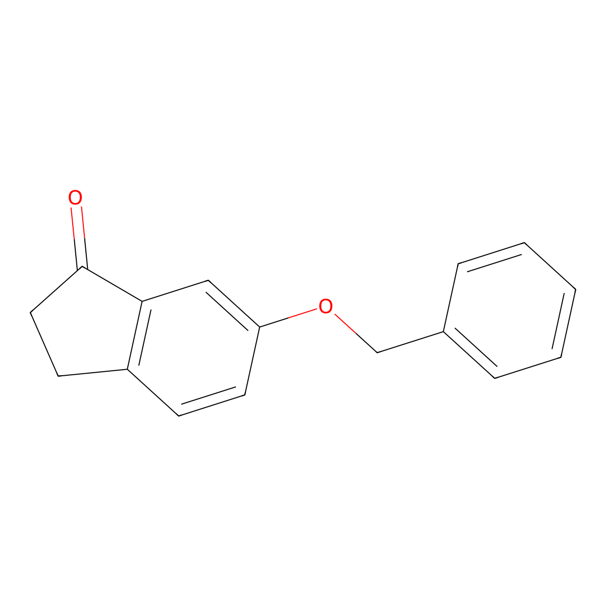 6-(Benzyloxy)-2,3-dihydro-1H-inden-1-one molecular structure, CAS 25083-80-1
