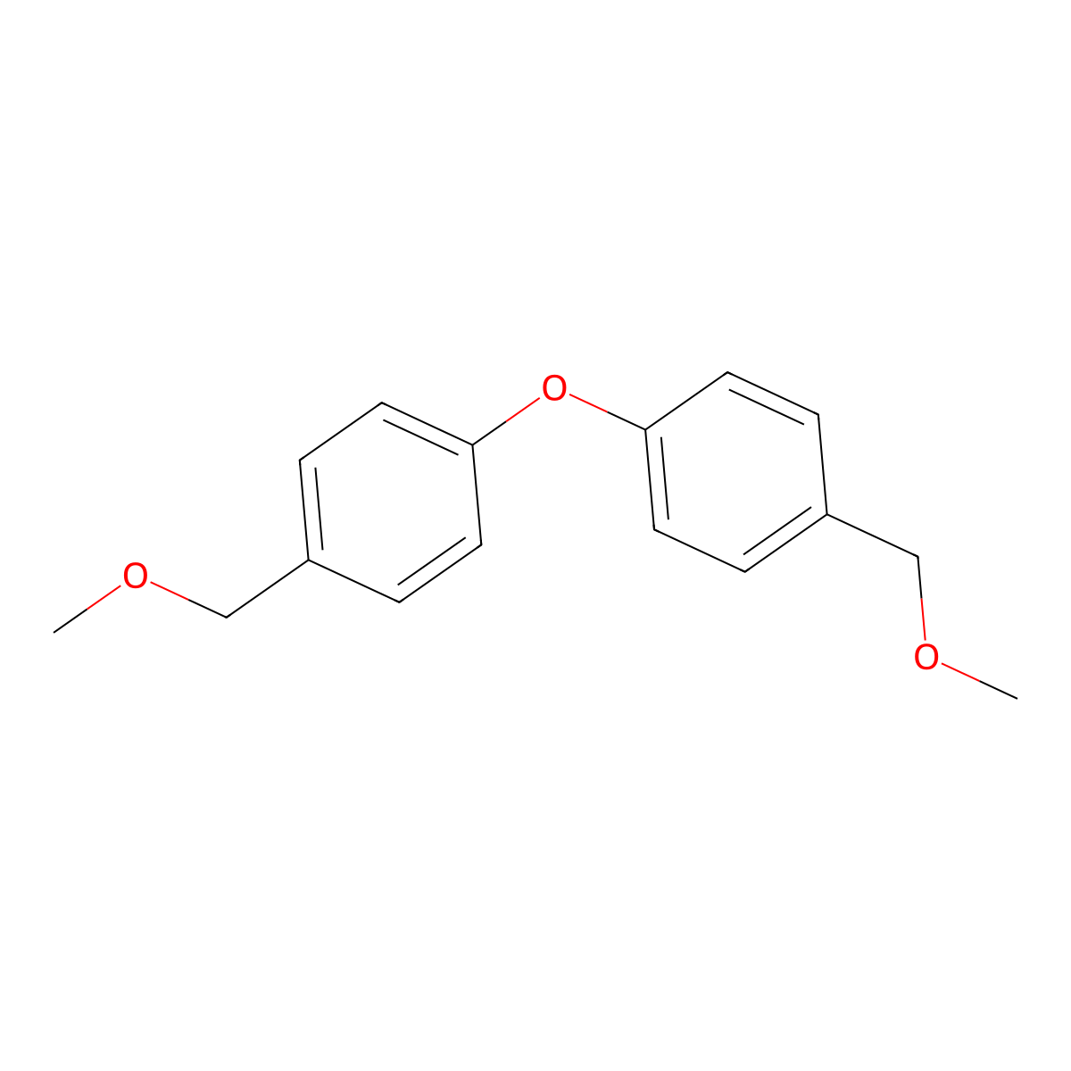 Bis(alpha-methoxy-p-tolyl) ether molecular structure, CAS 2509-26-4