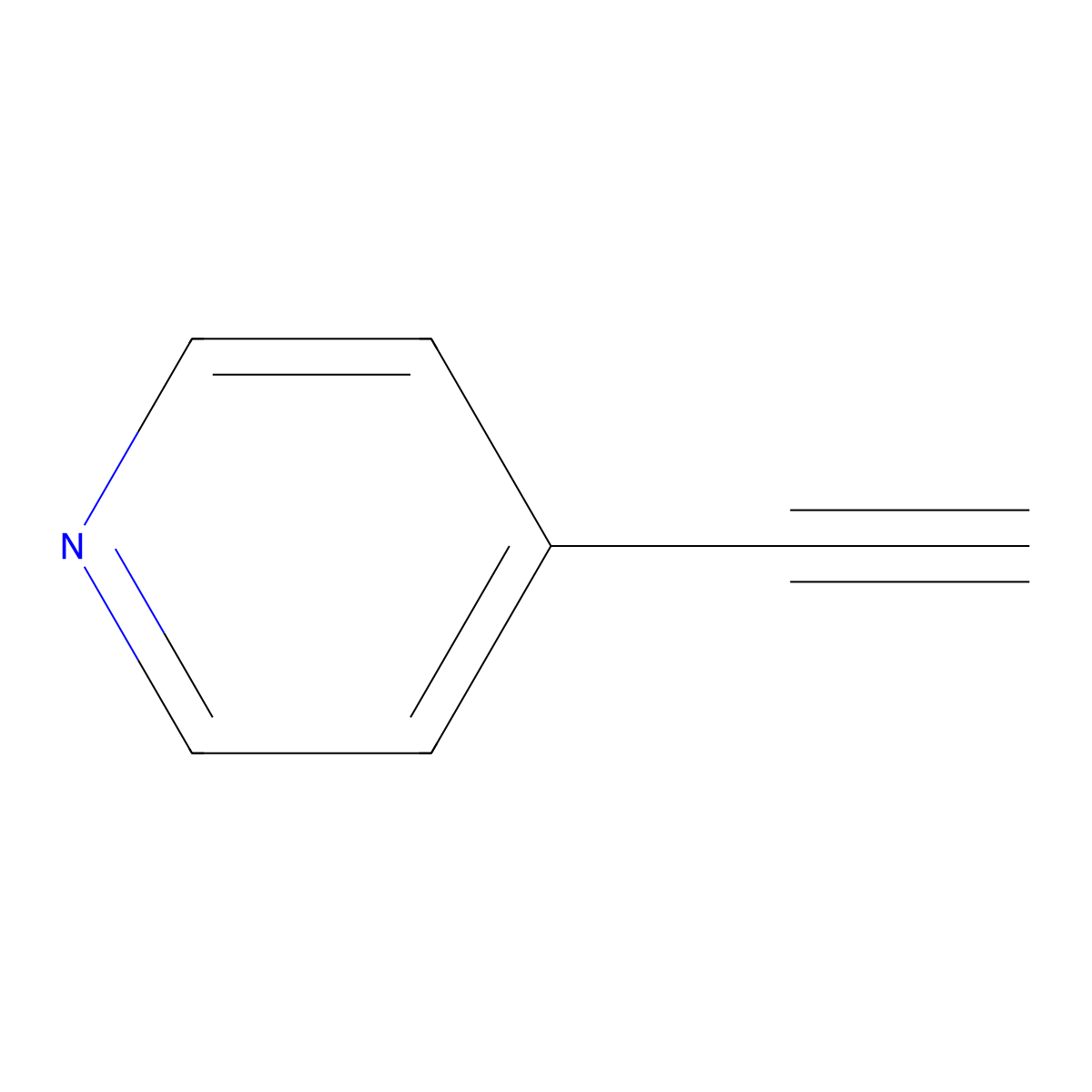 4-Ethynylpyridine molecular structure, CAS 2510-22-7
