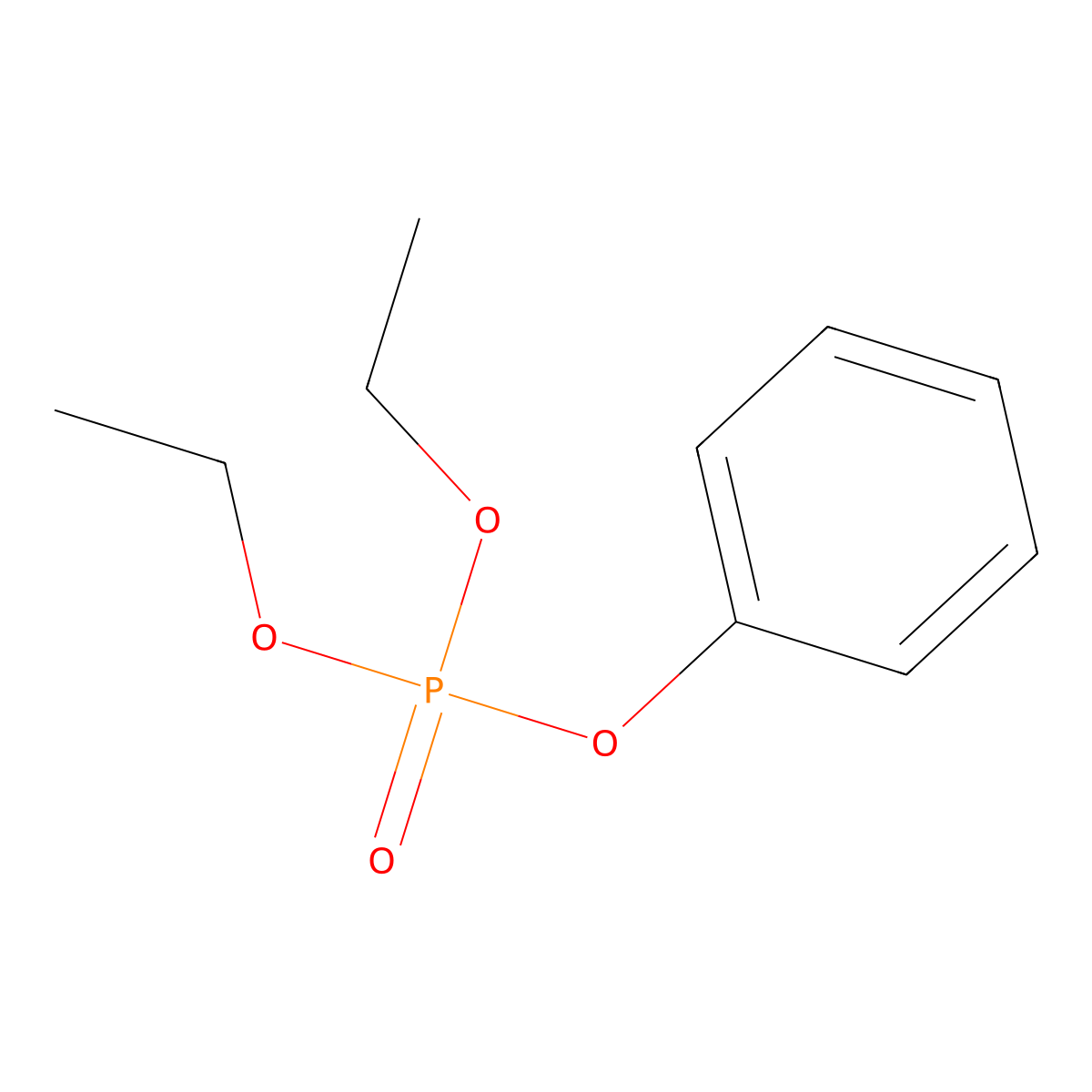 Diethyl phenyl phosphate molecular structure, CAS 2510-86-3
