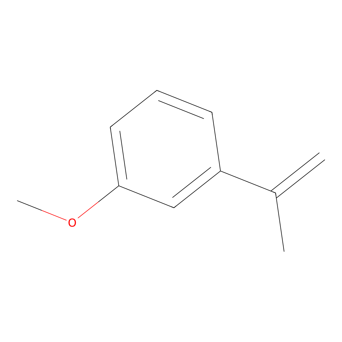 1-Methoxy-3-(prop-1-EN-2-YL)benzene molecular structure, CAS 25108-57-0