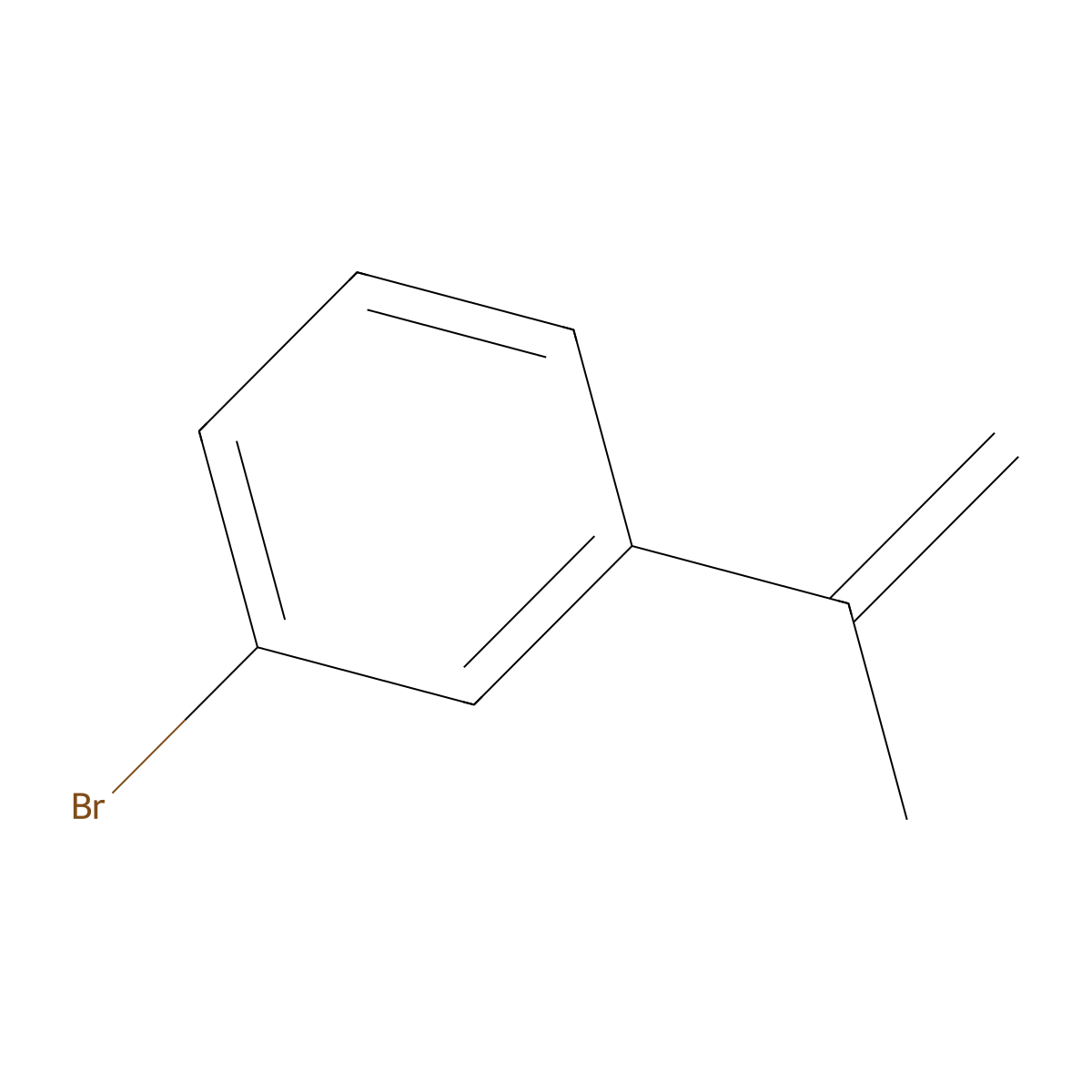 1-Bromo-3-(prop-1-en-2-yl)benzene molecular structure, CAS 25108-58-1