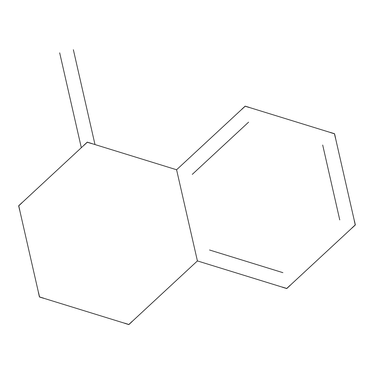 Naphthalene, 1,2,3,4-tetrahydro-1-methylene- molecular structure, CAS 25108-63-8