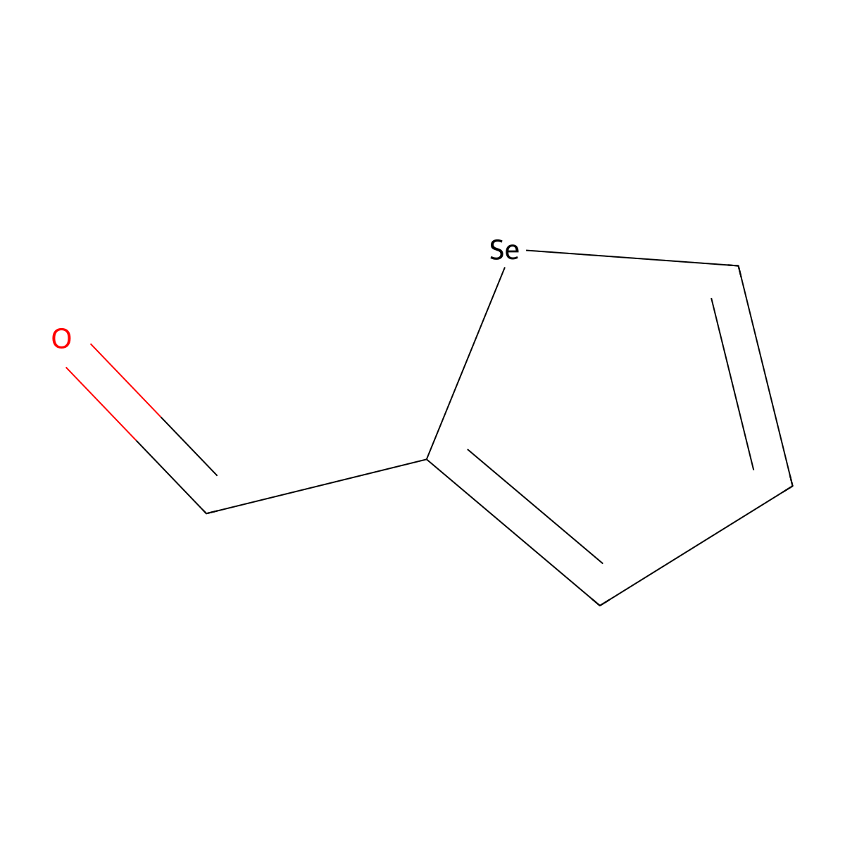 2-Selenophenecarboxaldehyde molecular structure, CAS 25109-26-6