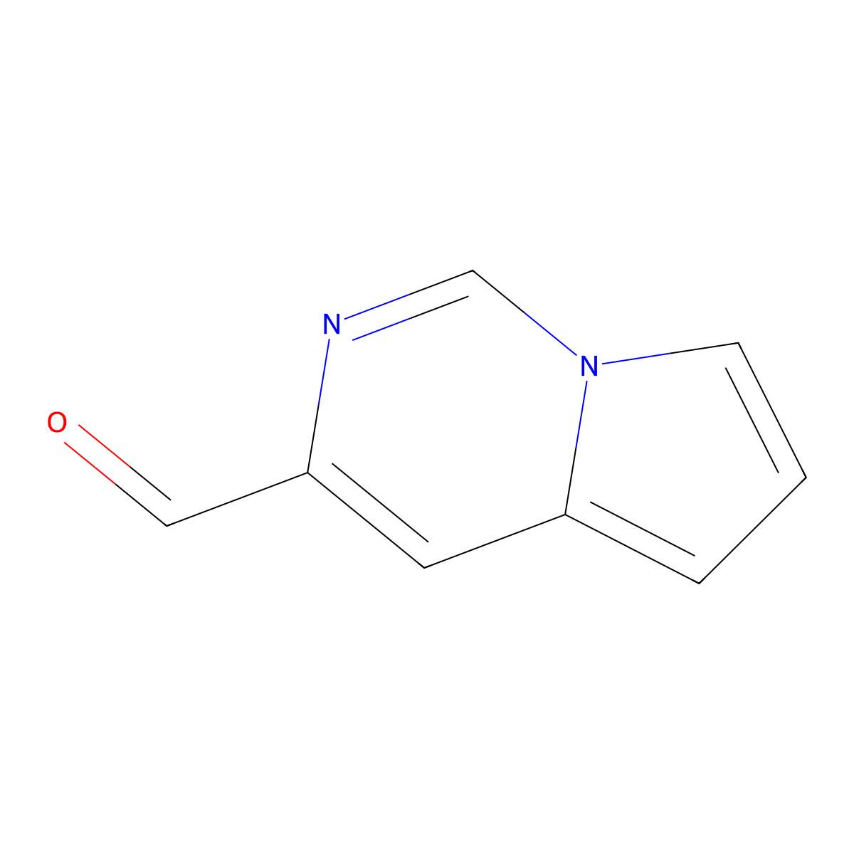 Pyrrolo[1,2-c]pyrimidine-3-carbaldehyde molecular structure, CAS 251102-28-0