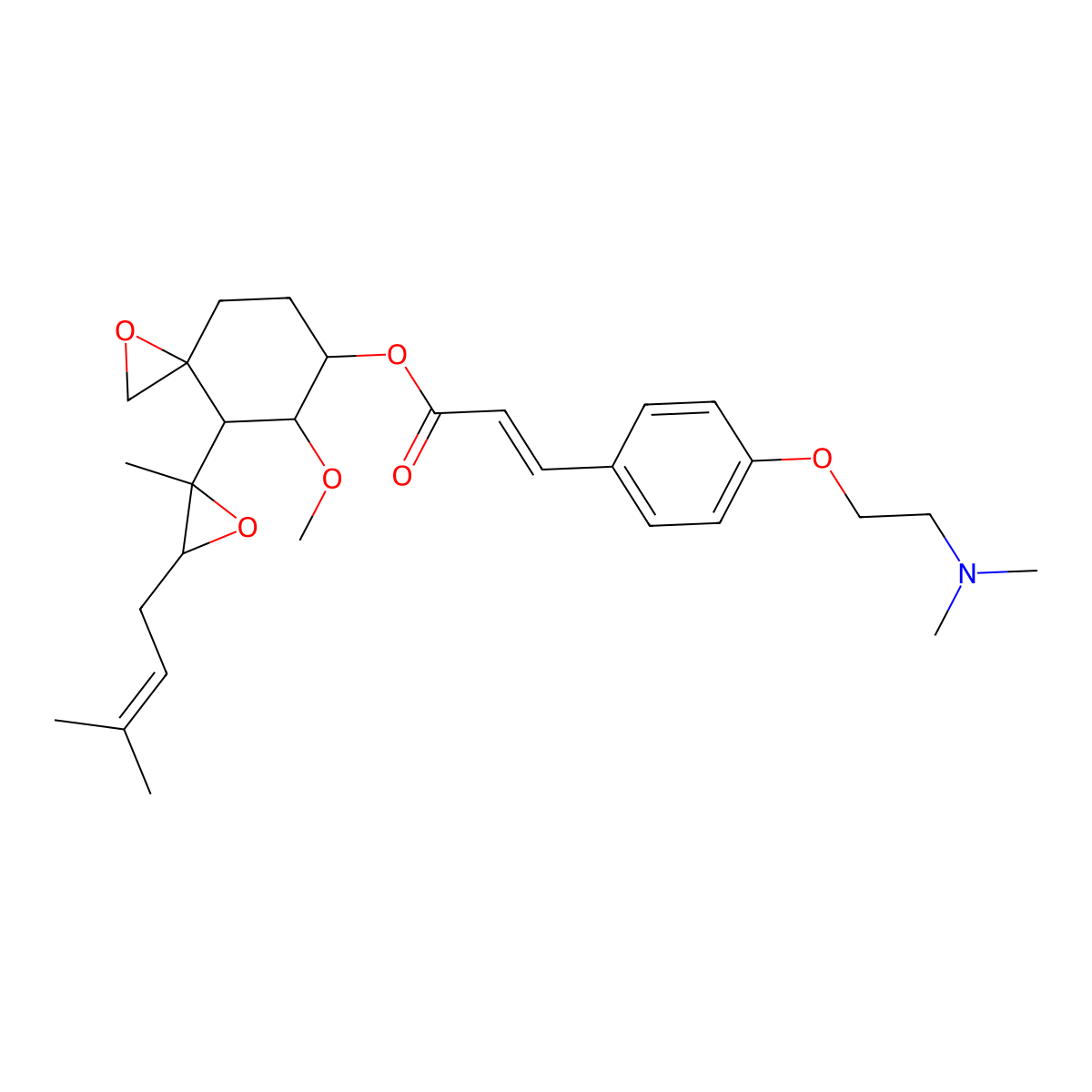 Beloranib molecular structure, CAS 251111-30-5