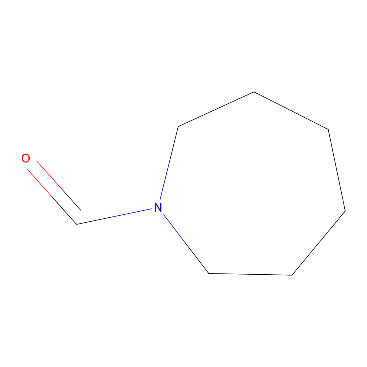 Hexahydro-1H-azepine-1-carbaldehyde molecular structure, CAS 25114-81-2
