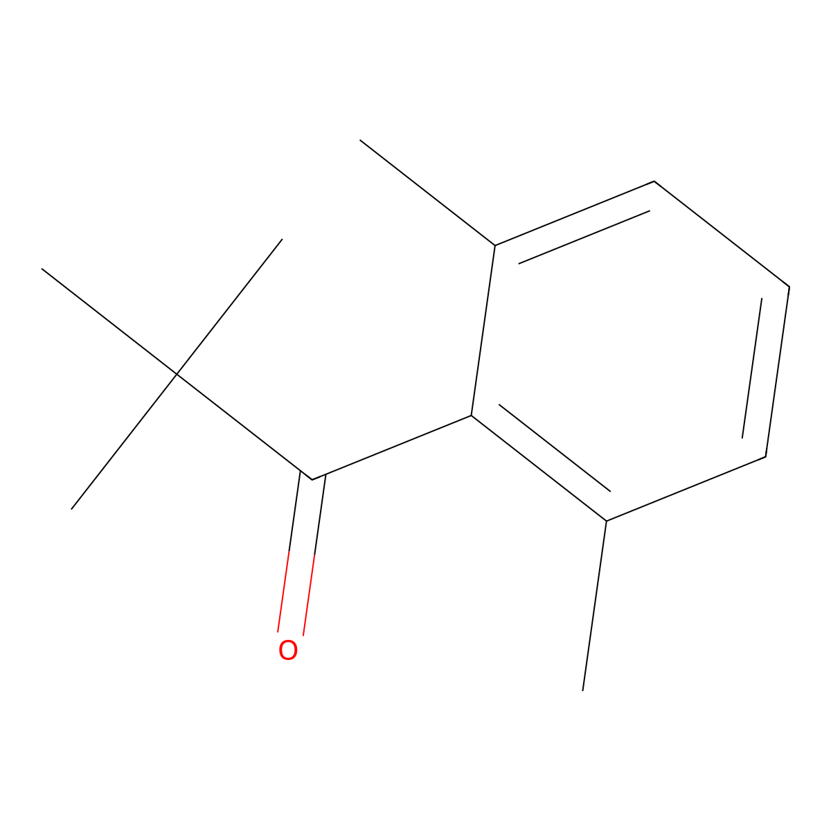 2',2,2,6'-Tetramethylpropiophenone molecular structure, CAS 25115-80-4