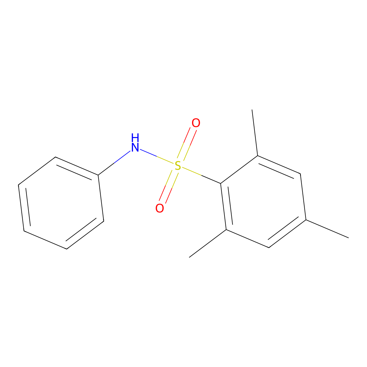 2-Mesitylenesulfonanilide molecular structure, CAS 25116-87-4