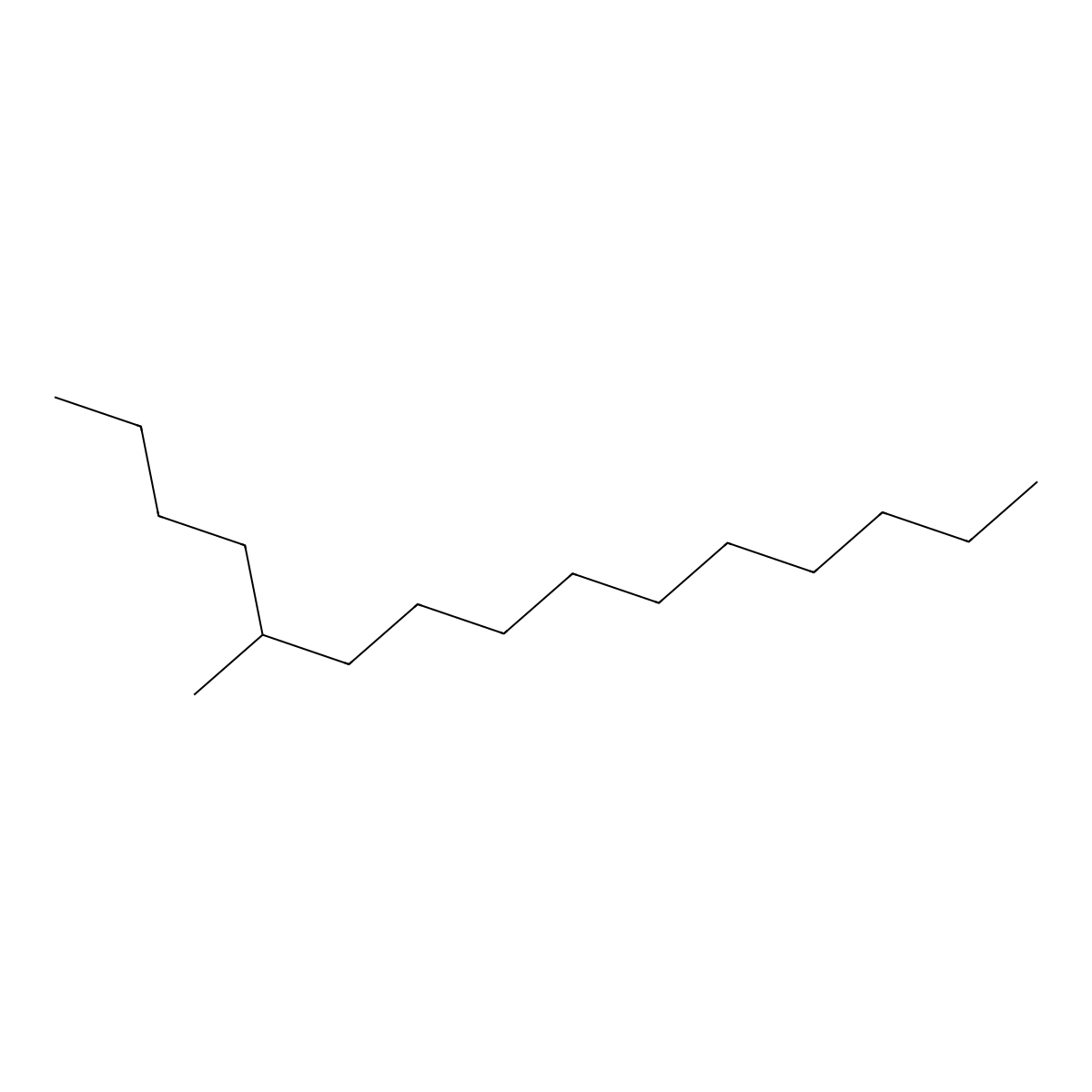 5-Methylpentadecane molecular structure, CAS 25117-33-3