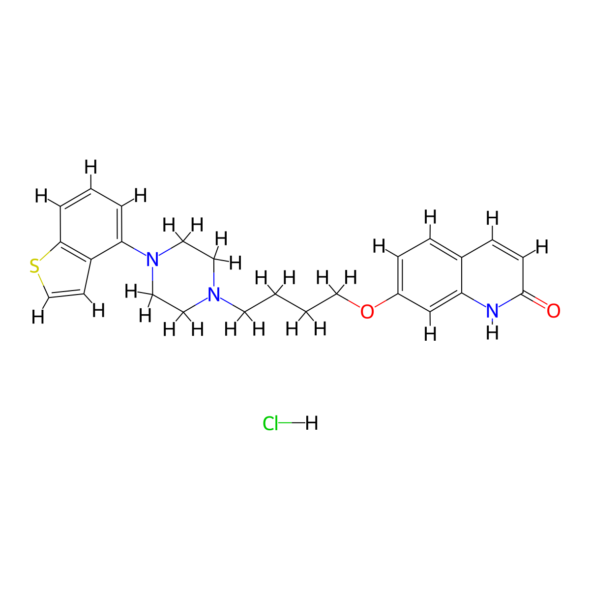 1-(Benzo(b)thiophen-4-yl)piperazine dihydrochloride molecular structure, CAS 2512192-75-3