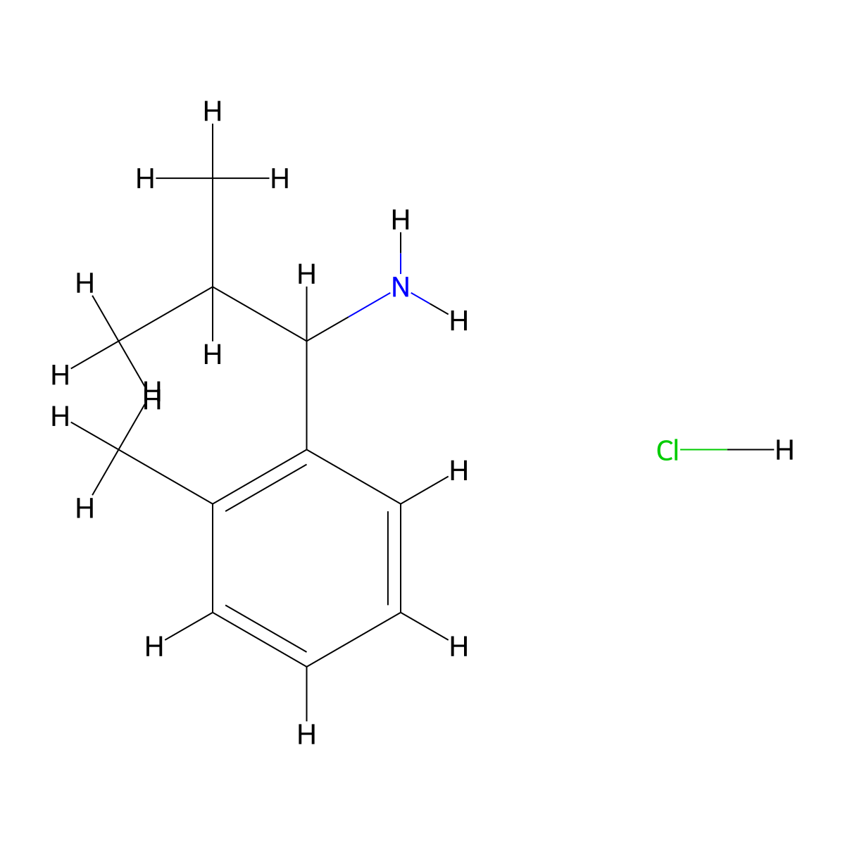 2-Methyl-1-(O-tolyl)propan-1-amine hydrochloride molecular structure, CAS 2512214-72-9