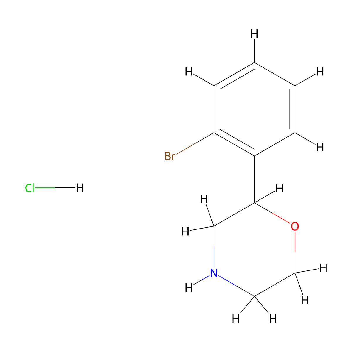 2-(2-Bromophenyl)morpholine hydrochloride molecular structure, CAS 2512215-81-3