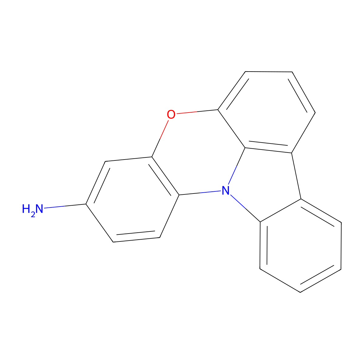 10-Aminoindolo[3,2,1-kl]phenoxazine molecular structure, CAS 2512228-85-0