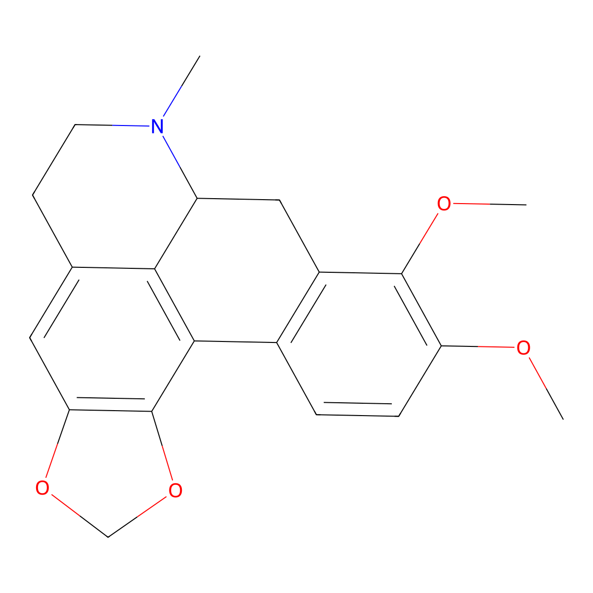 Crebanine molecular structure, CAS 25127-29-1