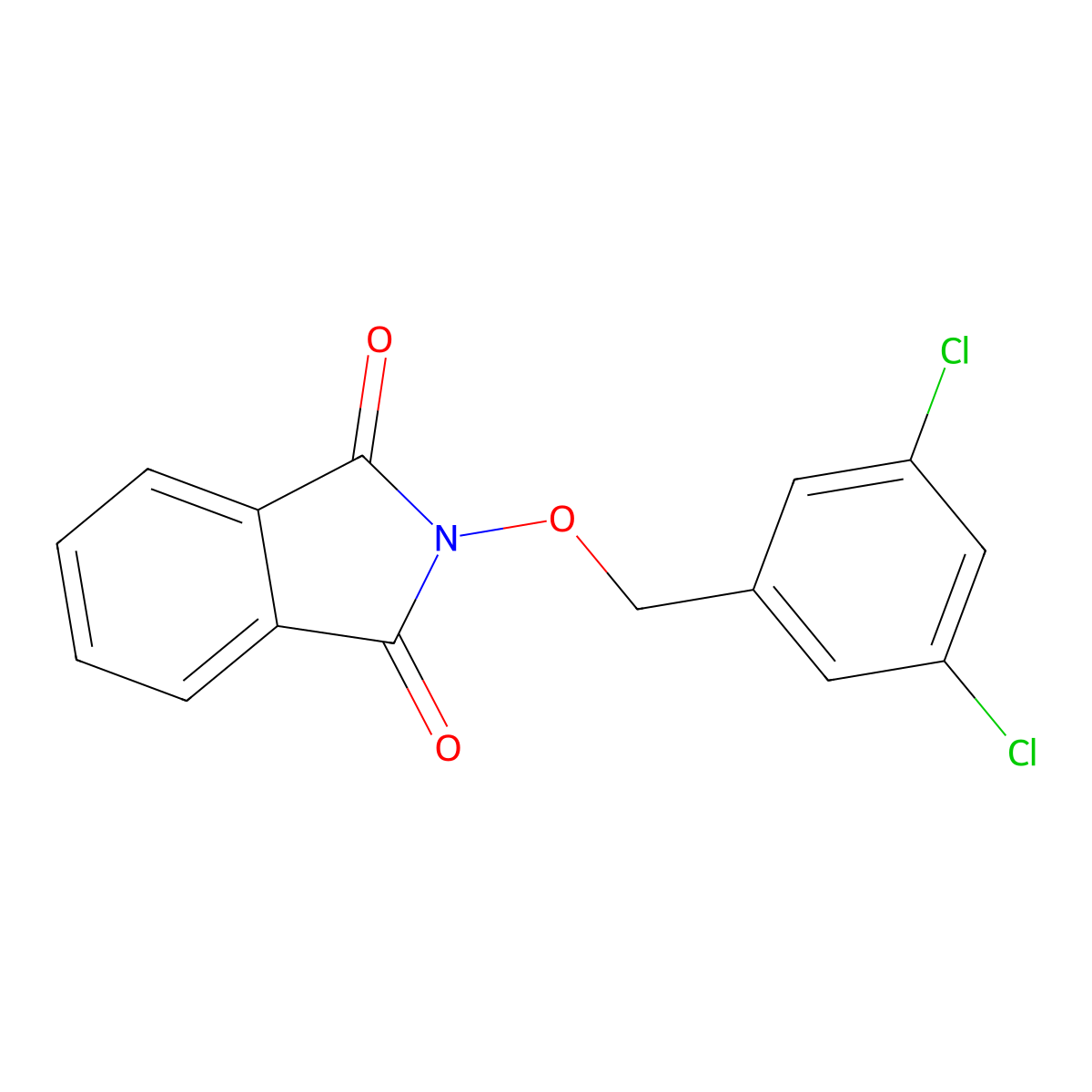 2-[(3,5-Dichlorophenyl)methoxy]isoindole-1,3-dione molecular structure, CAS 251310-34-6
