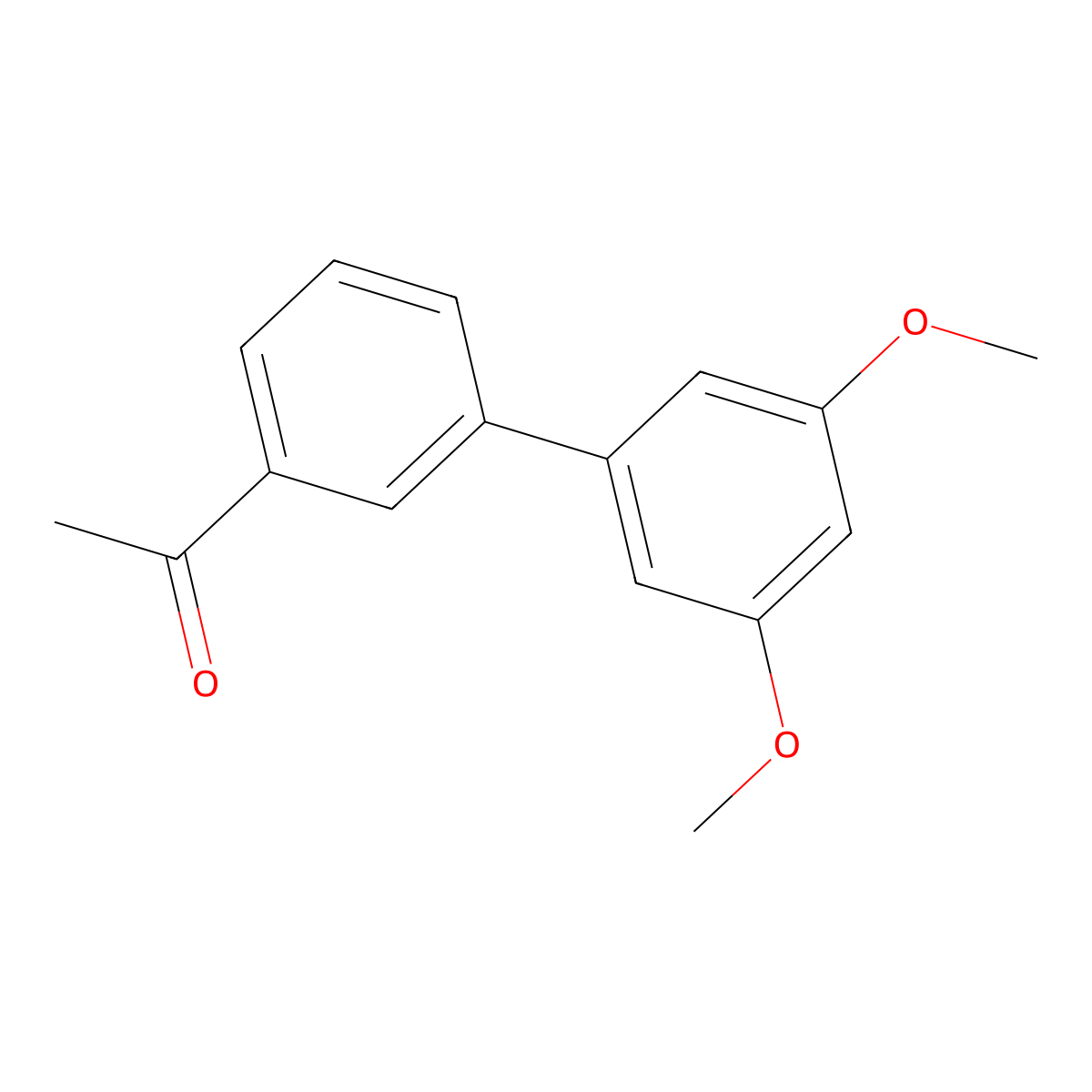 3-Acetyl-3',5'-dimethoxybiphenyl molecular structure, CAS 251320-81-7