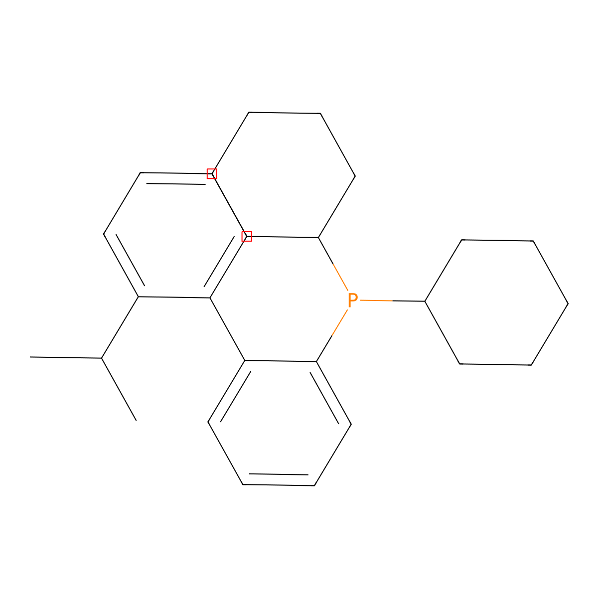 2-(Dicyclohexylphosphino)-2'-isopropylbiphenyl molecular structure, CAS 251320-85-1