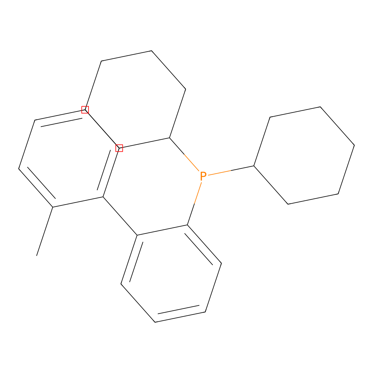 2-(Dicyclohexylphosphino)-2'-methylbiphenyl molecular structure, CAS 251320-86-2