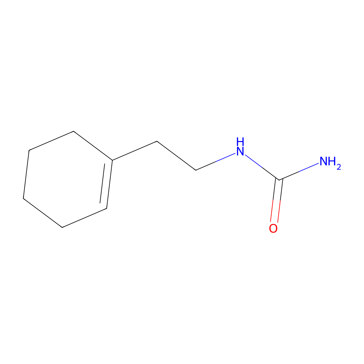 [2-(Cyclohex-1-en-1-yl)ethyl]urea molecular structure, CAS 251468-93-6