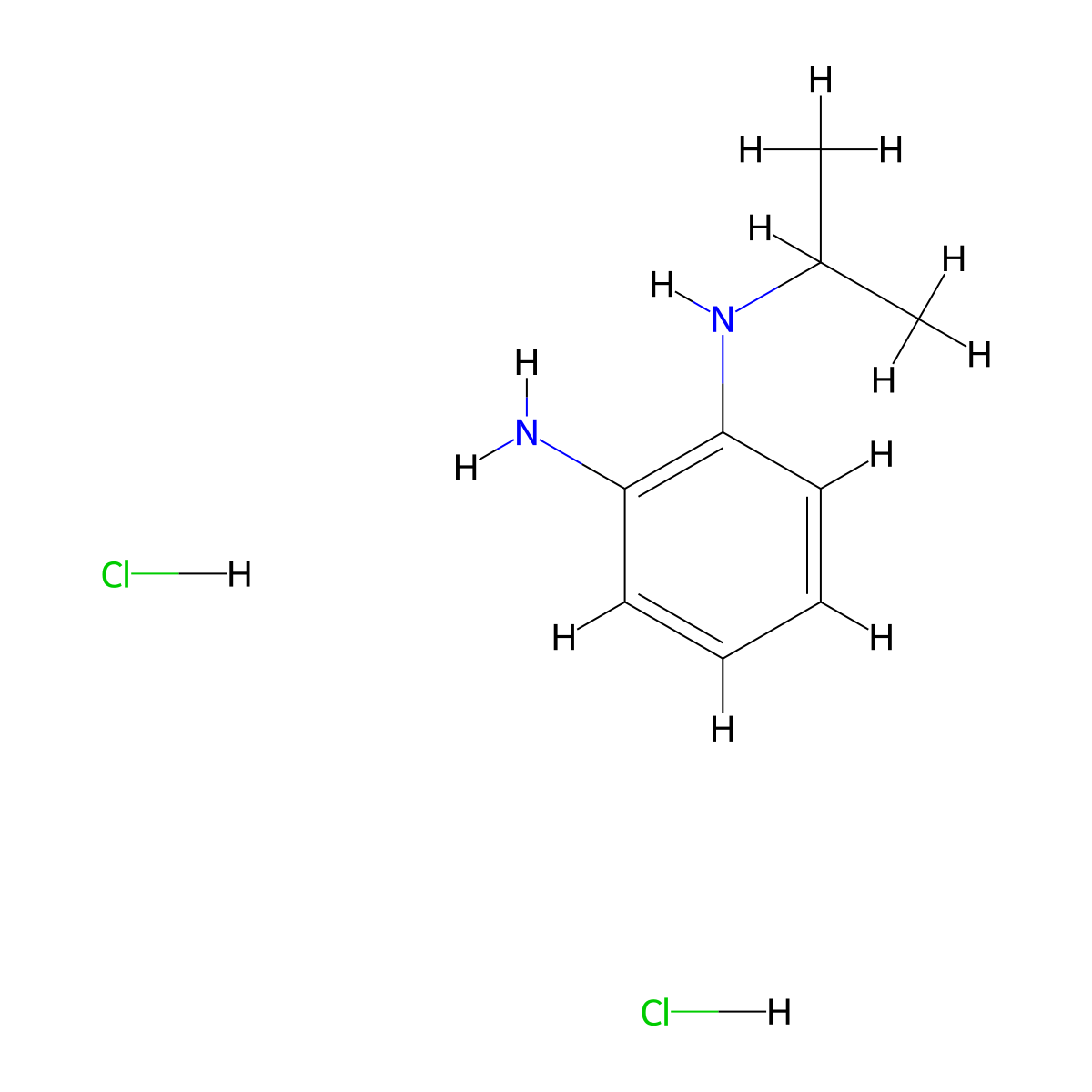 N-Isopropylbenzene-1,2-diamine dihydrochloride molecular structure, CAS 2514936-22-0