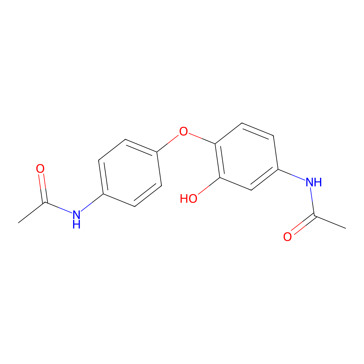 N-(4-(4-Acetamido-2-hydroxyphenoxy)phenyl)acetamide molecular structure, CAS 2514961-29-4