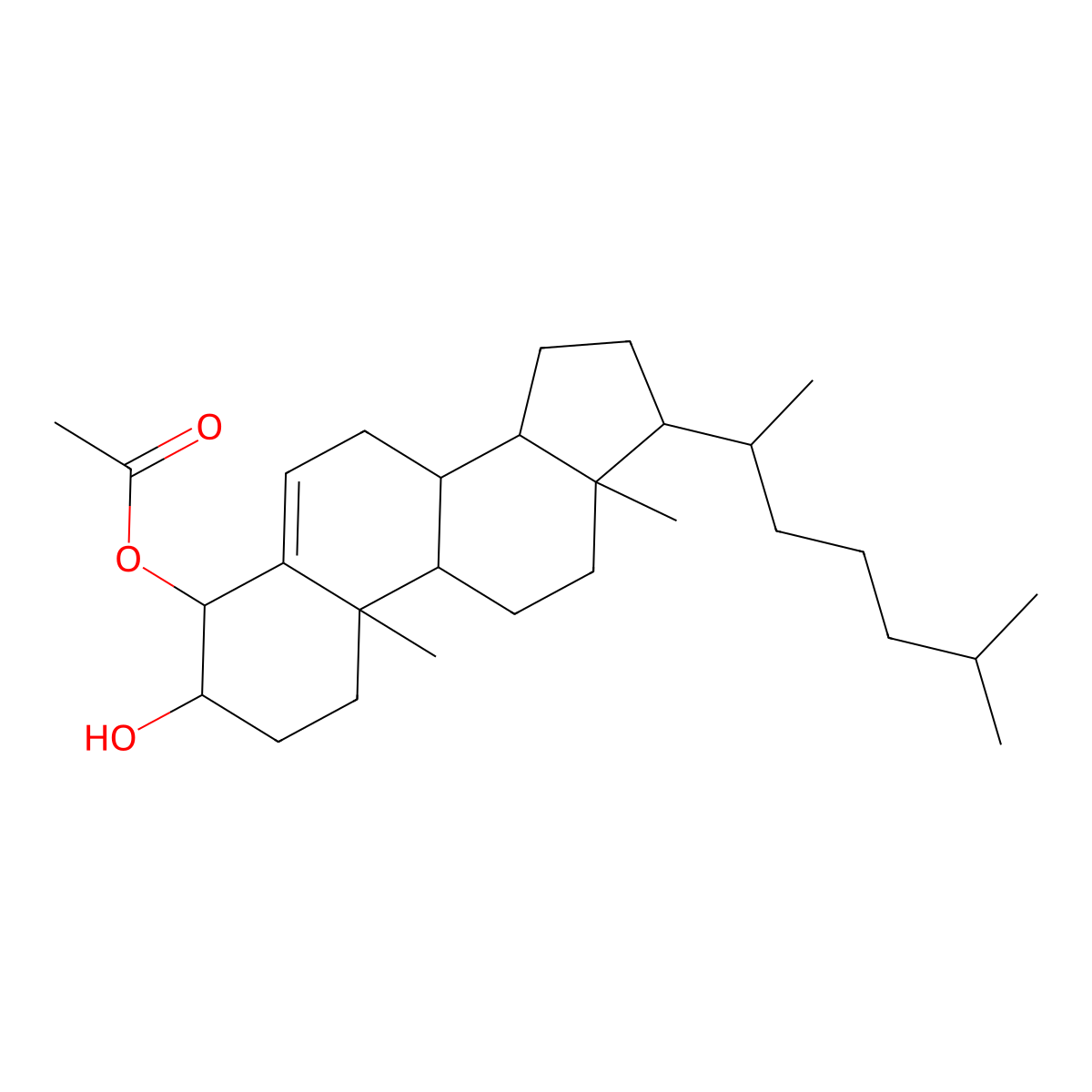 4b-Hydroxy Cholesterol 4-Acetate molecular structure, CAS 2515-18-6