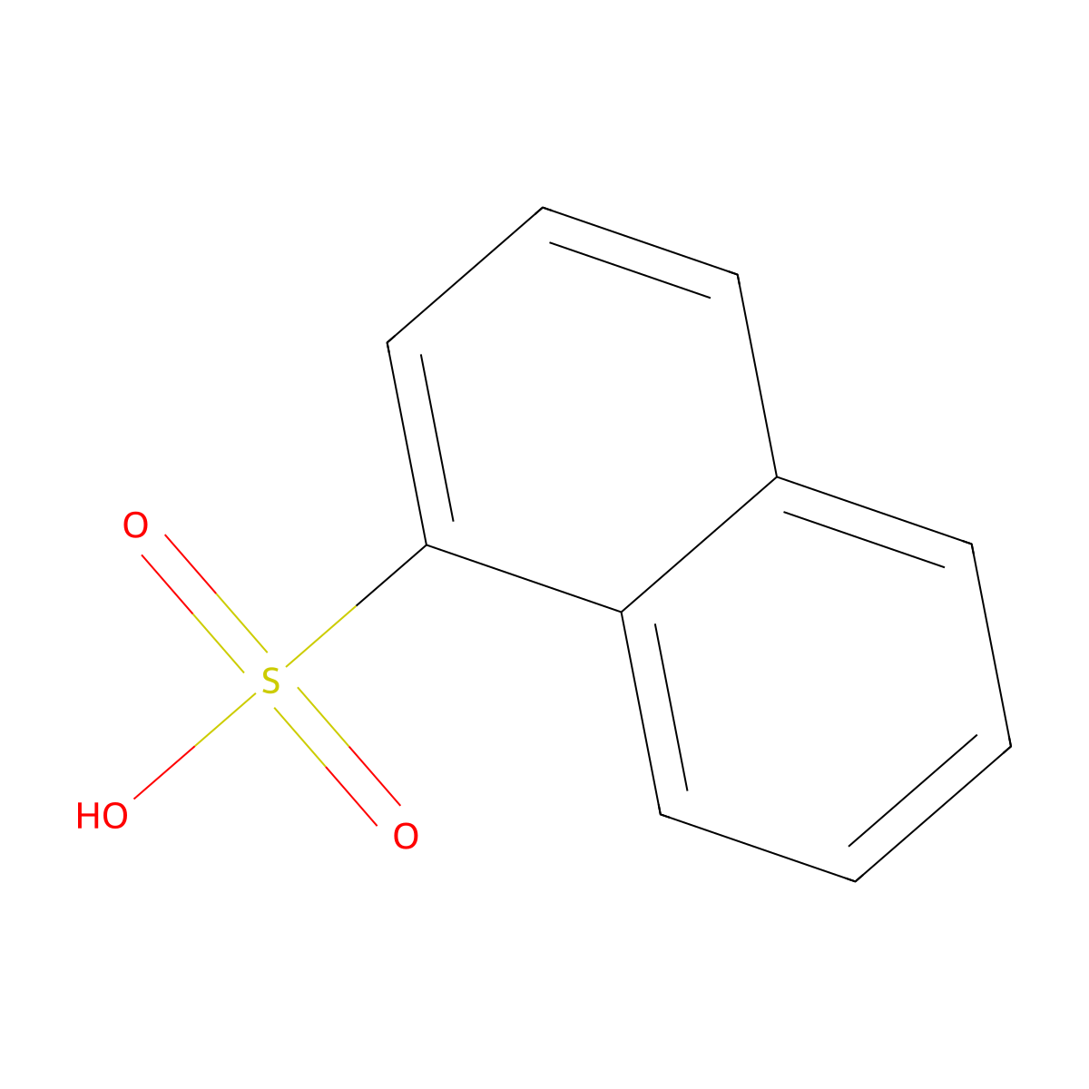1-Naphthalenesulfonic acid molecular structure, CAS 25155-19-5