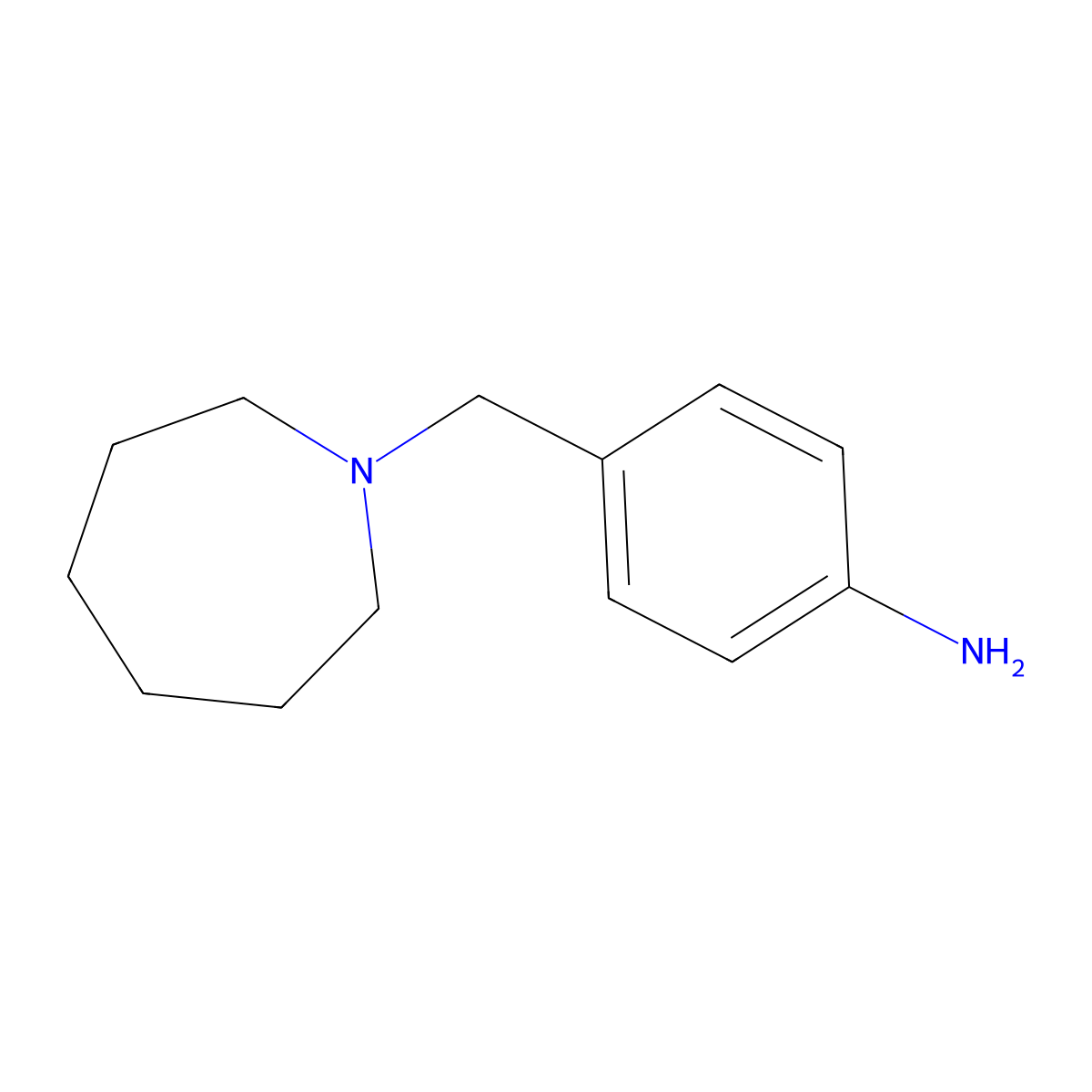 4-[(Azepan-1-yl)methyl]aniline molecular structure, CAS 251552-19-9