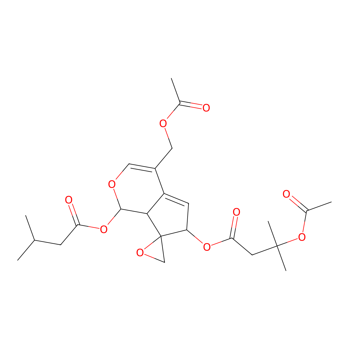 Acevaltrate molecular structure, CAS 25161-41-5