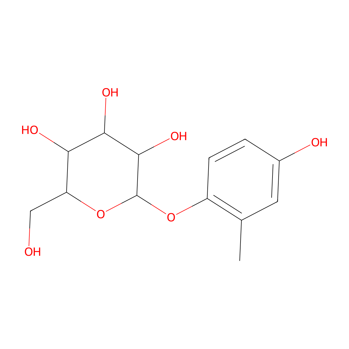 Isohomoarbutin molecular structure, CAS 25162-30-5