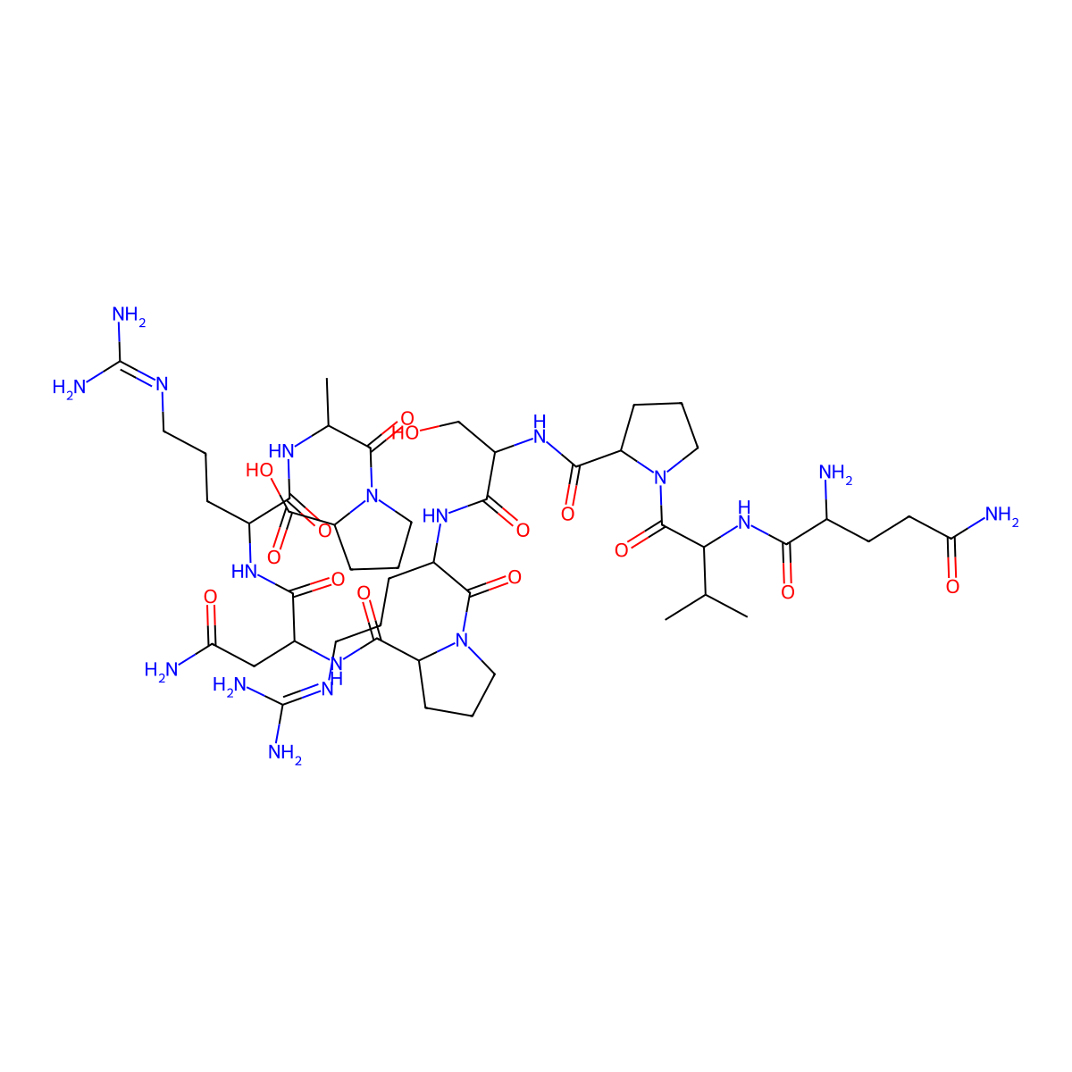 Dynamin inhibitory peptide molecular structure, CAS 251634-21-6
