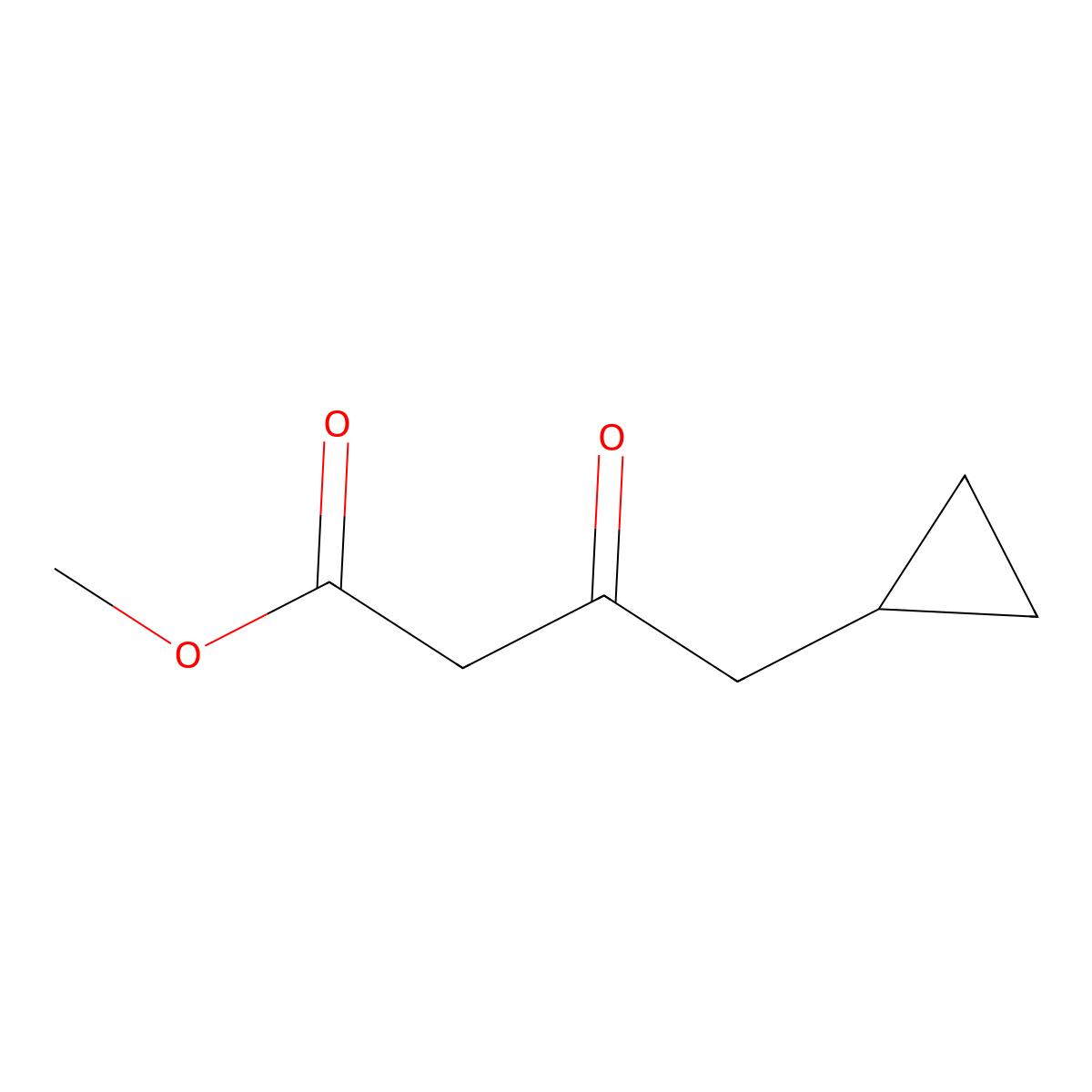 Methyl 4-cyclopropyl-3-oxobutanoate molecular structure, CAS 251635-21-9