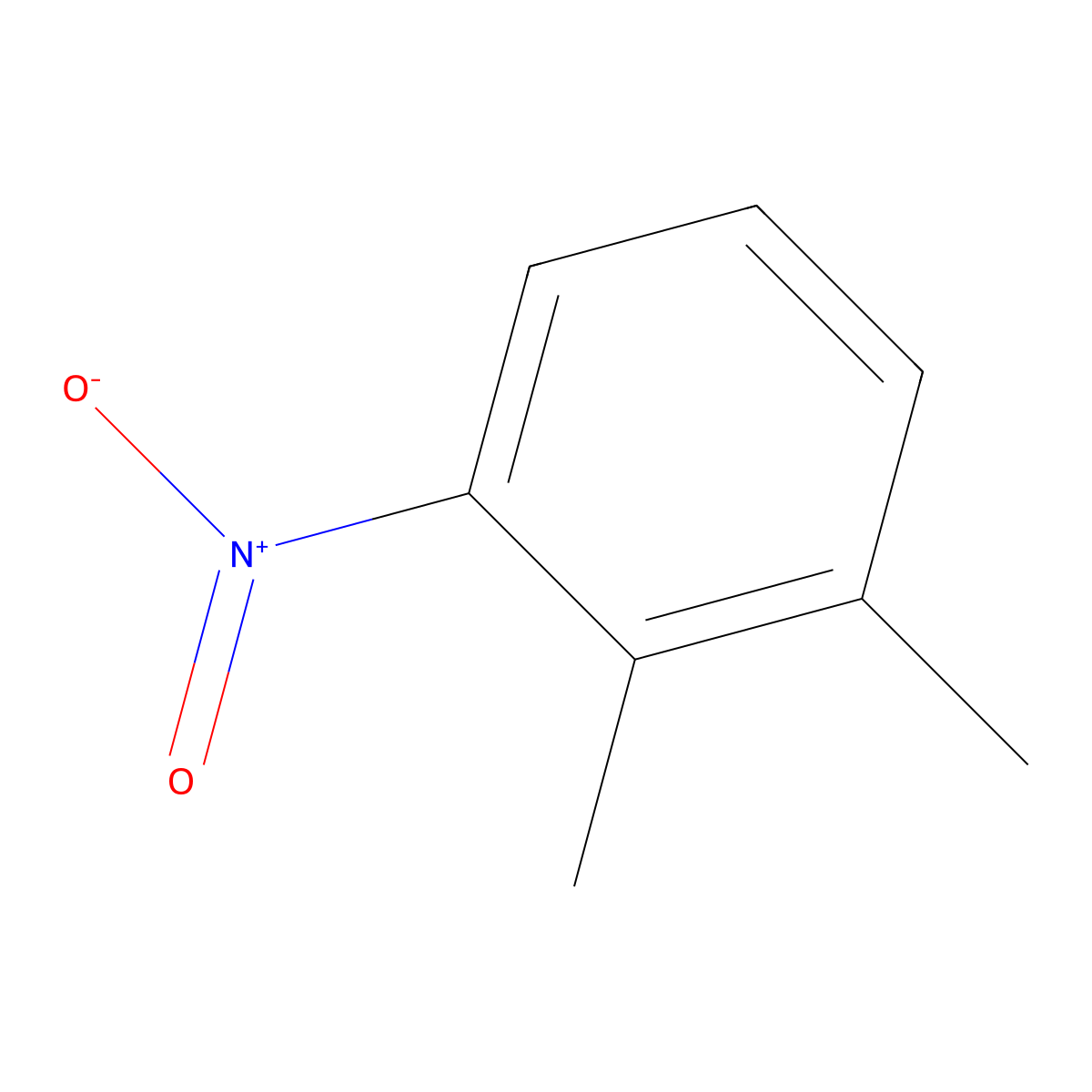 1,2-Dimethyl-3-nitrobenzene molecular structure, CAS 25168-04-1