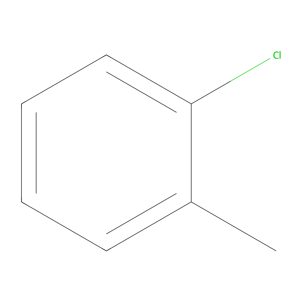 2-Chlorotoluene molecular structure, CAS 25168-05-2