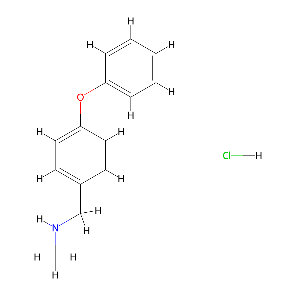 N-Methyl-4-phenoxy-benzylamine hydrochloride molecular structure, CAS 2517593-83-6