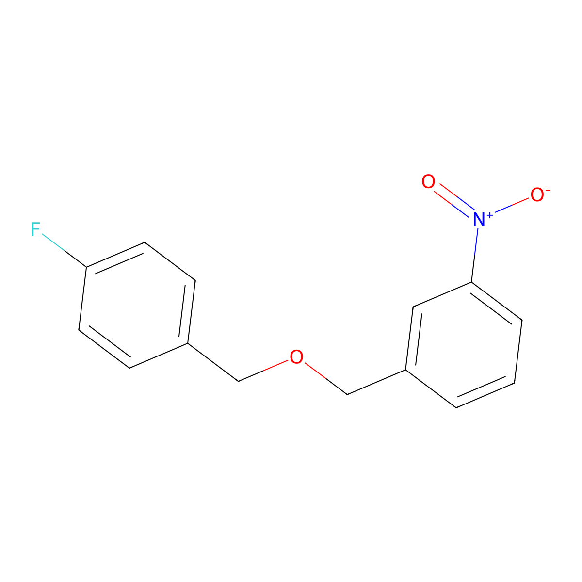 1-{[(4-FluorobenZyl)oxy]methyl}-3-nitrobenZene molecular structure, CAS 2517639-40-4