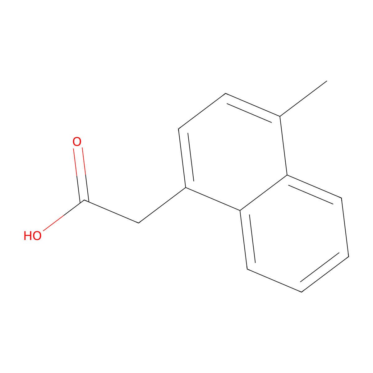 2-(4-Methylnaphthalen-1-yl)acetic acid molecular structure, CAS 25178-74-9