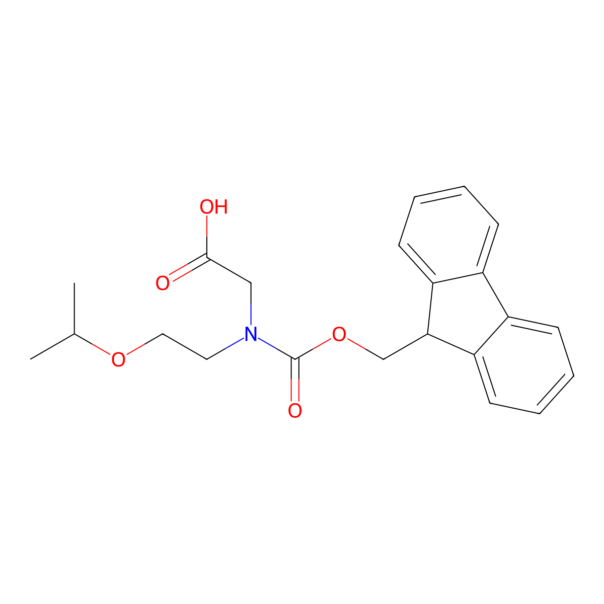 Fmoc-Nhser(Tbu)-OH molecular structure, CAS 2517855-72-8